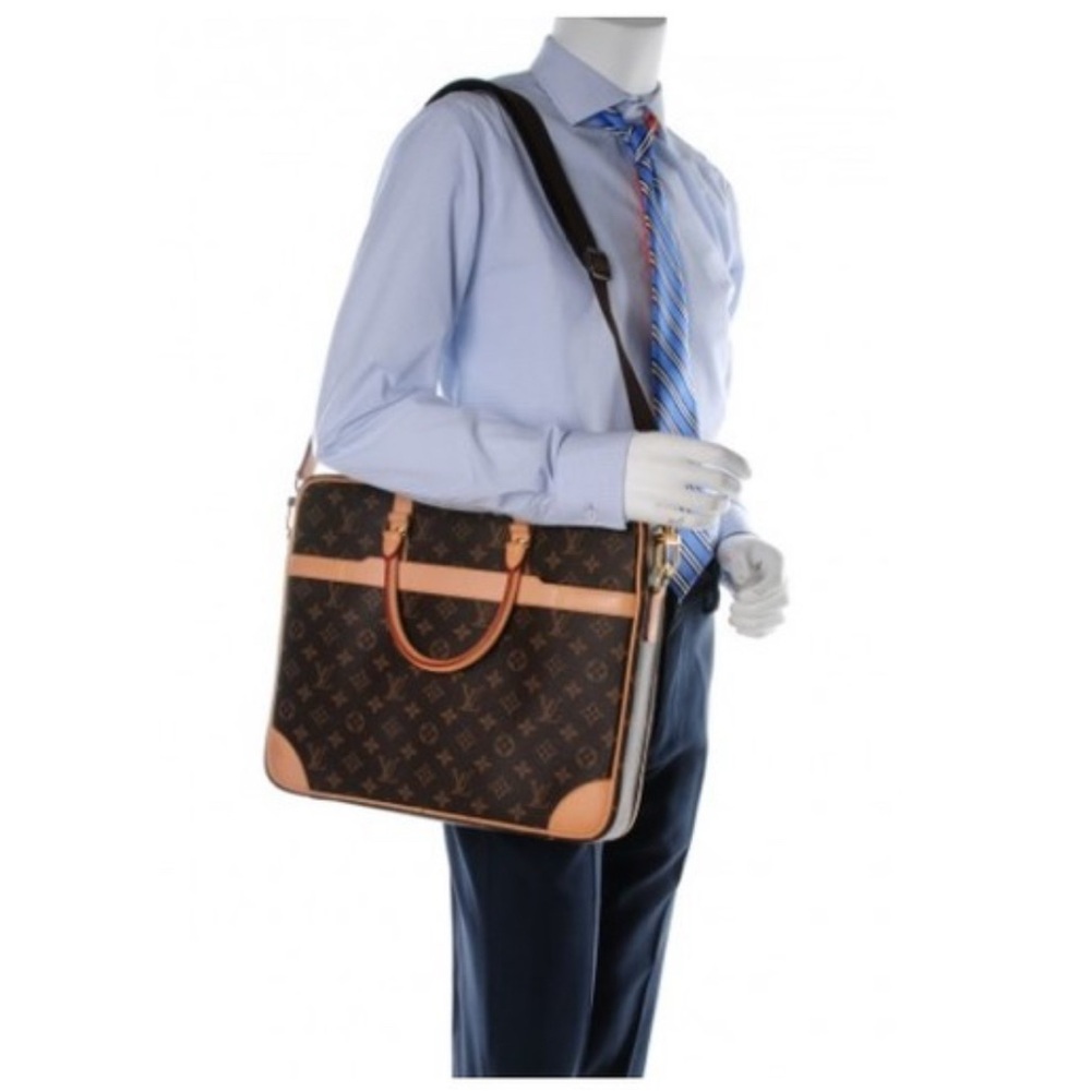 Louis Vuitton Monogram Canvas Briefcase/ Travel Bag - EVC